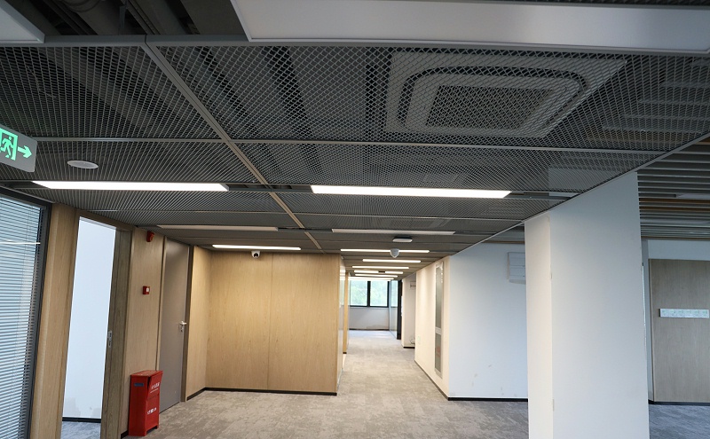 上海地產閔虹集團辦公樓@拉伸鋁網板